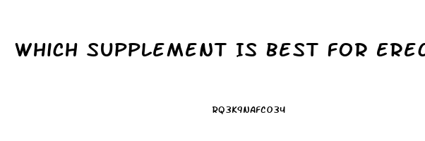 Which Supplement Is Best For Erectile Dysfunction