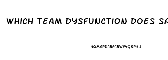 Which Team Dysfunction Does Safe Help Address With The Help Of Stakeholders