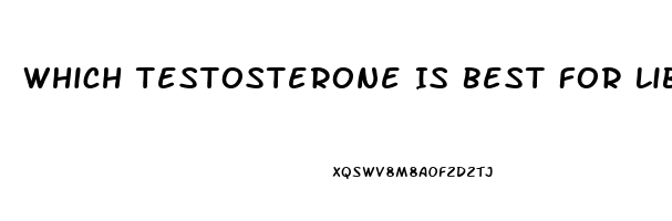 Which Testosterone Is Best For Libido