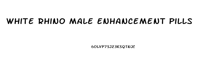 White Rhino Male Enhancement Pills