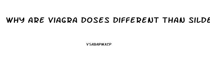 Why Are Viagra Doses Different Than Sildenafil Generic