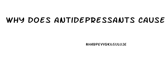 Why Does Antidepressants Cause Impotence