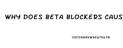 Why Does Beta Blockers Cause Impotence