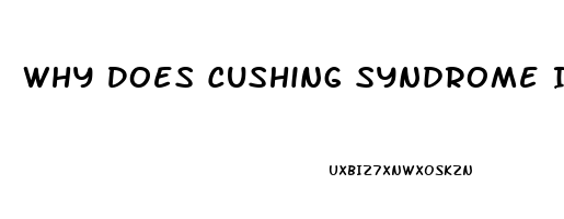 Why Does Cushing Syndrome Impotence