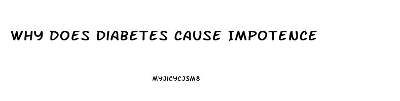 Why Does Diabetes Cause Impotence