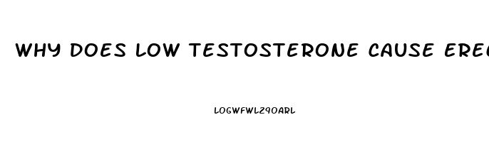 Why Does Low Testosterone Cause Erectile Dysfunction