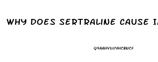 Why Does Sertraline Cause Impotence
