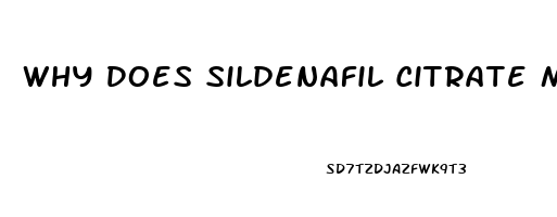 Why Does Sildenafil Citrate Make Ankles And Feet Swell