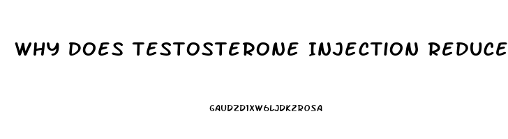 Why Does Testosterone Injection Reduced Sex Drive