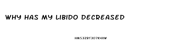 Why Has My Libido Decreased