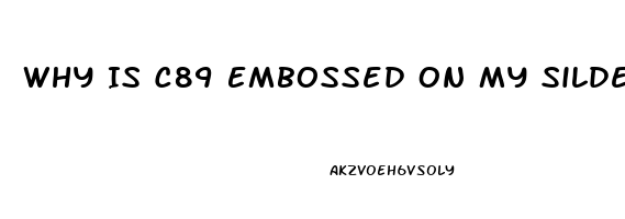 Why Is C89 Embossed On My Sildenafil 20mg Tablet