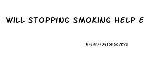 Will Stopping Smoking Help Erectile Dysfunction