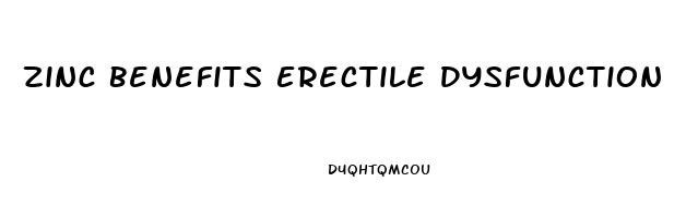 Zinc Benefits Erectile Dysfunction