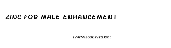 Zinc For Male Enhancement