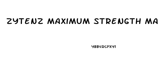 Zytenz Maximum Strength Male Enhancement Serum