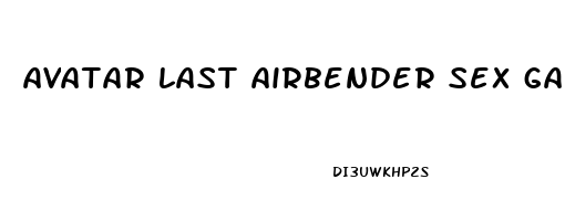 avatar last airbender sex game