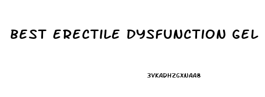 best erectile dysfunction gel