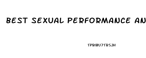 best sexual performance anxiety pills