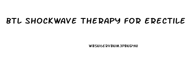 btl shockwave therapy for erectile dysfunction