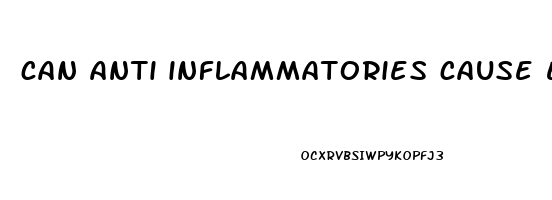 can anti inflammatories cause erectile dysfunction