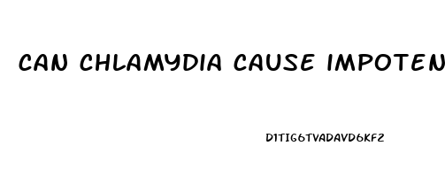 can chlamydia cause impotence