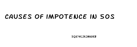 causes of impotence in 50s