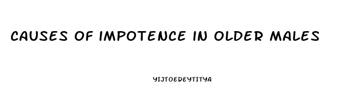 causes of impotence in older males