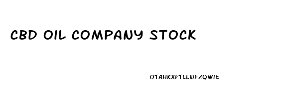 cbd oil company stock