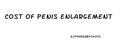 cost of penis enlargement