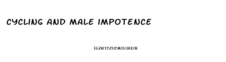 cycling and male impotence