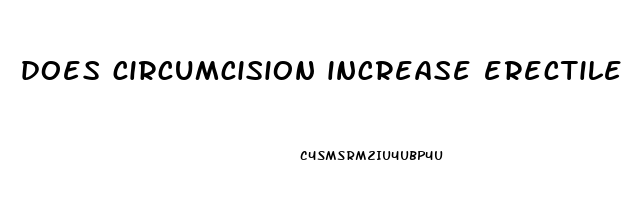 does circumcision increase erectile dysfunction