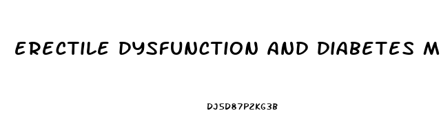 erectile dysfunction and diabetes mellitus