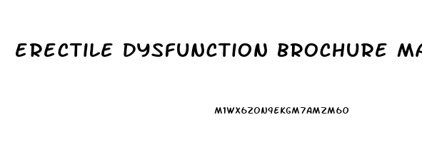erectile dysfunction brochure mail