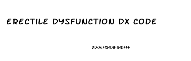 erectile dysfunction dx code