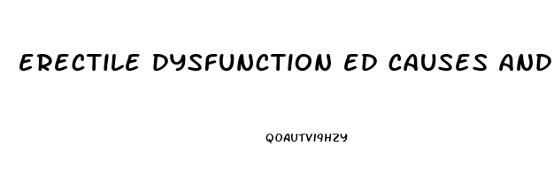 erectile dysfunction ed causes and treatment