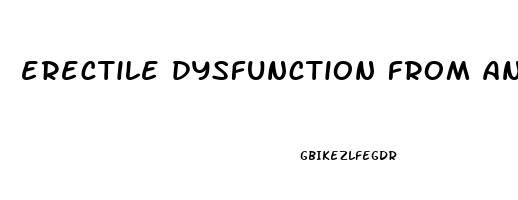 erectile dysfunction from antidepressants