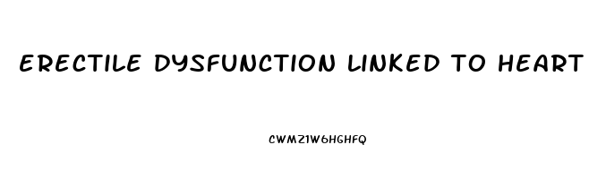 erectile dysfunction linked to heart disease