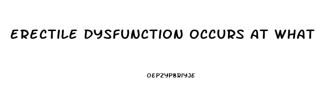 erectile dysfunction occurs at what age