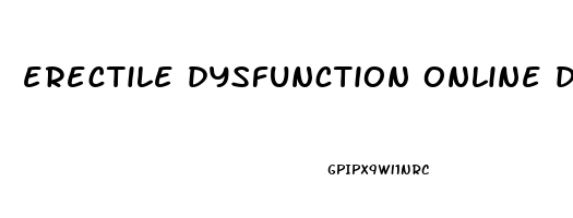 erectile dysfunction online doctor