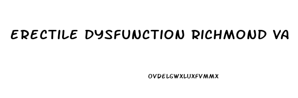 erectile dysfunction richmond va