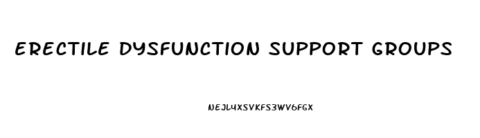 erectile dysfunction support groups