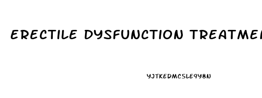 erectile dysfunction treatment options uk