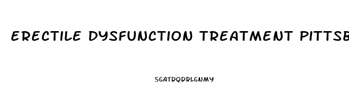 erectile dysfunction treatment pittsburgh