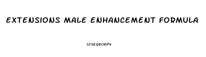 extensions male enhancement formula