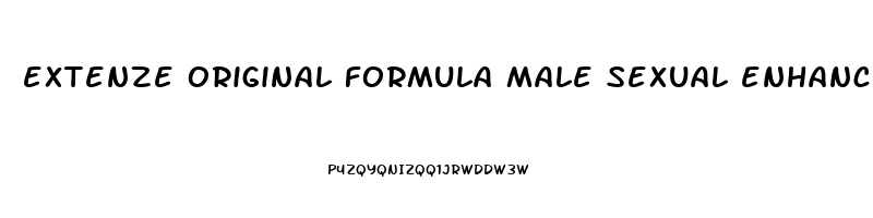 extenze original formula male sexual enhancement tablets