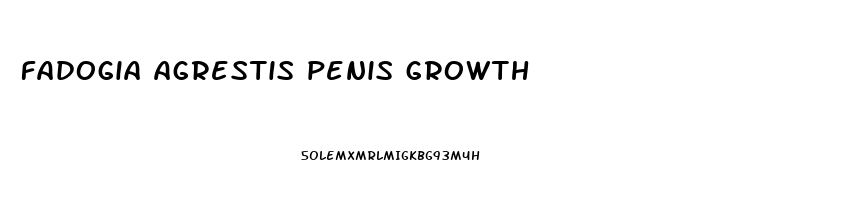 fadogia agrestis penis growth