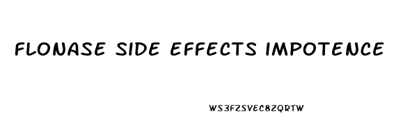 flonase side effects impotence