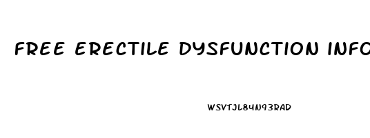 free erectile dysfunction information