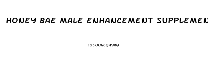 honey bae male enhancement supplement