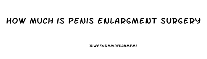 how much is penis enlargment surgery